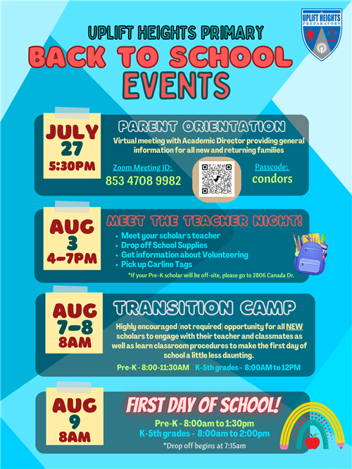 Back to School Events 